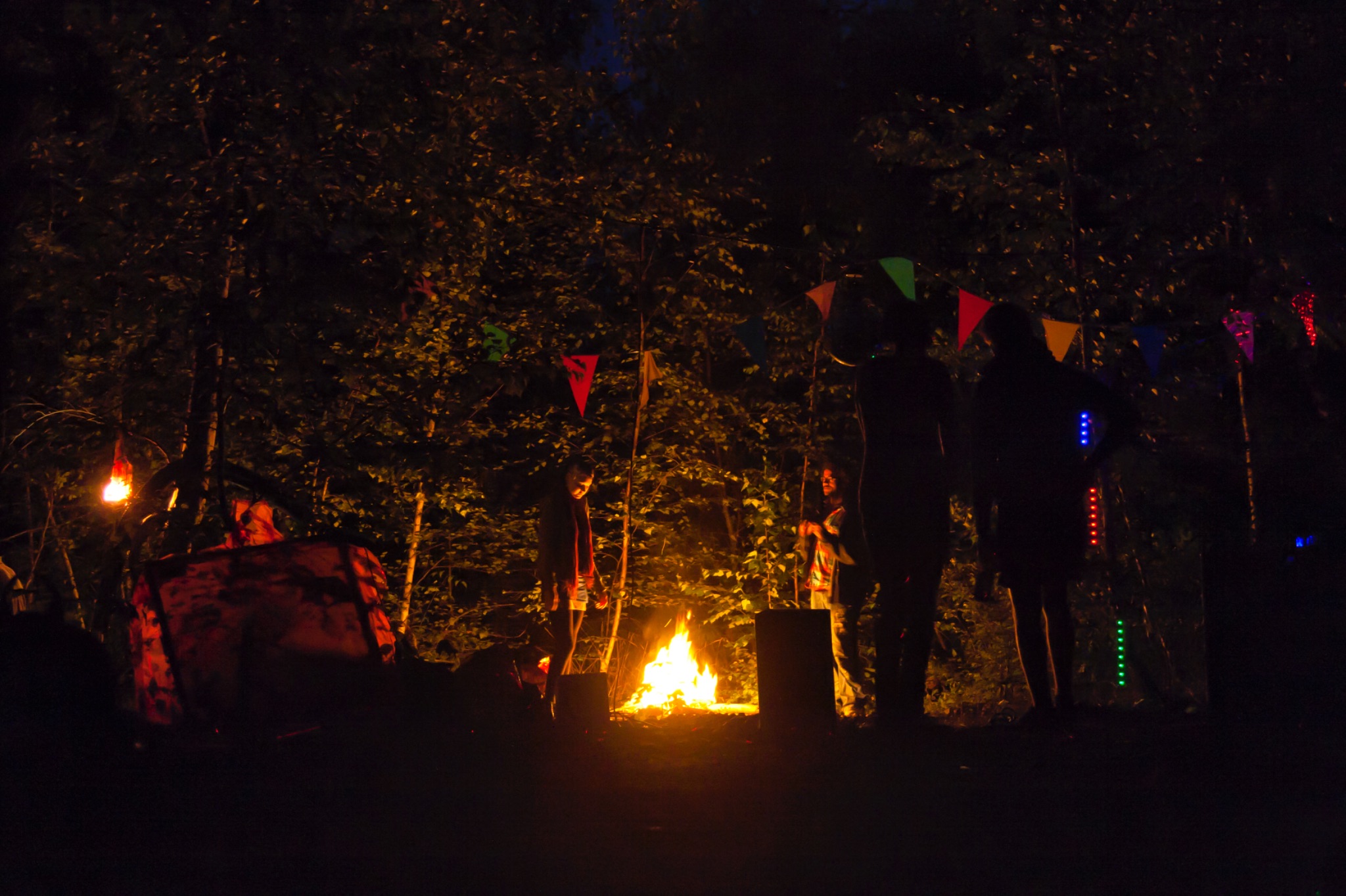 Party von Luke und Froebi an der Bruecke Richard Lehmann Strasse 31281